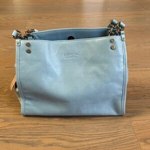 AMERICAN LEATHER - Lenox Triple Entry Sachel